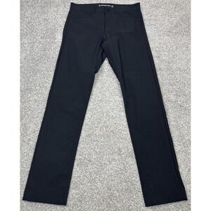 Western Rise Evolution Pants Mens 30 x 32 Black Performance Travel Stretch Nylon